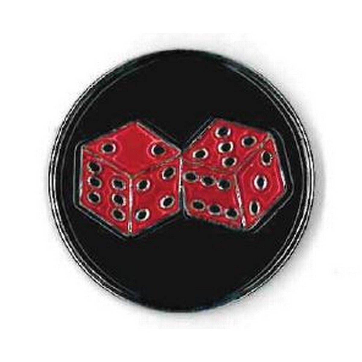 Craps Dice 1" Diameter (Non-Magnetic) Golf Ball Marker