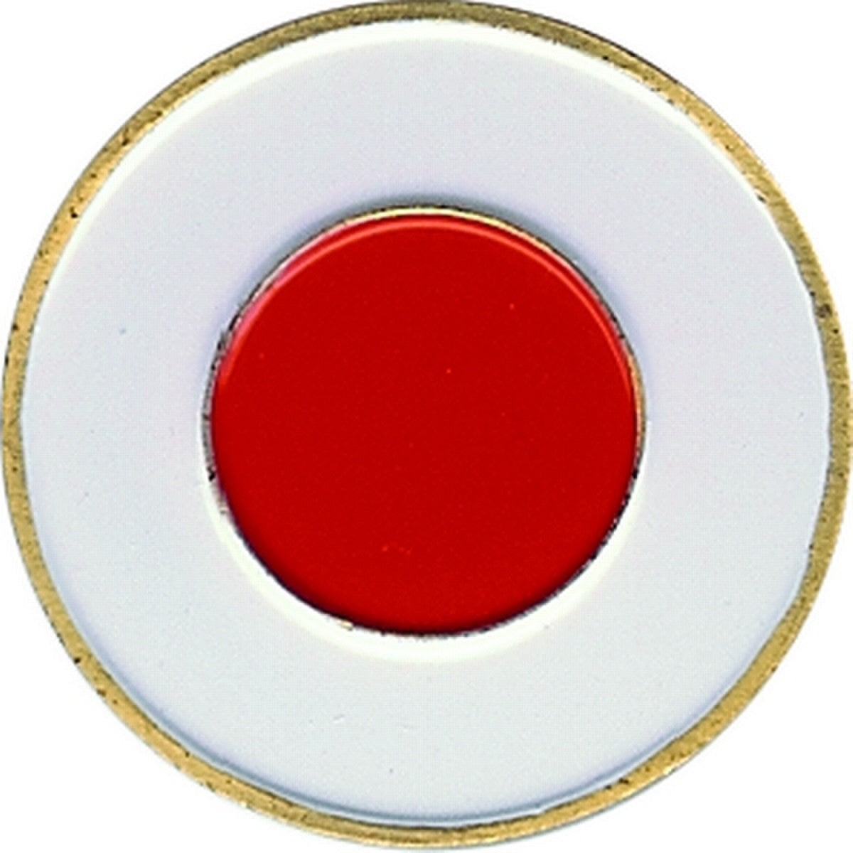 Japan Flag 1" Diameter (Non-Magnetic) Golf Ball Marker