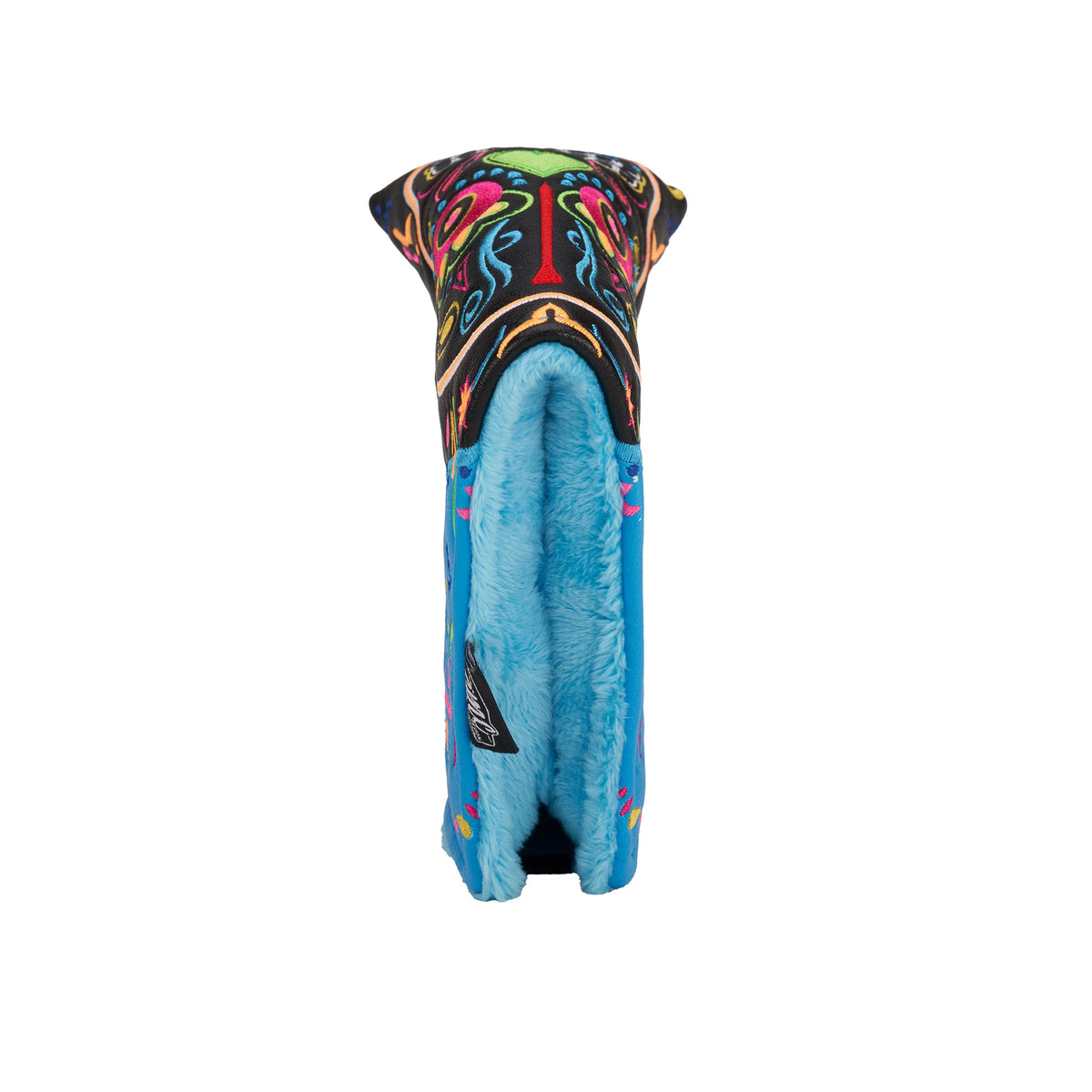 CMC Design's Day of The Dead Neon Sugar Skull Signature Blade Putter Cover