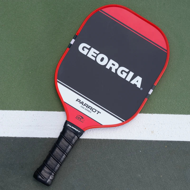 Parrot Paddles Georgia Bulldogs 16mm Sport Performance Pickleball Paddle (USAPA Approved)
