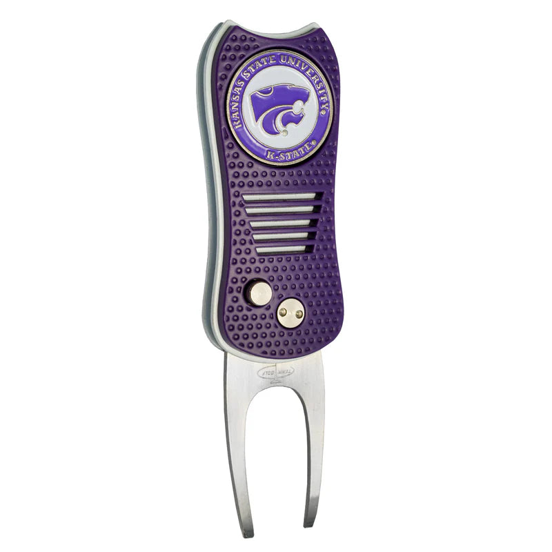 Kansas State Wildcats Team Golf USA Switchblade Divot Tool w/ Double Sided Magnetic Ball Marker
