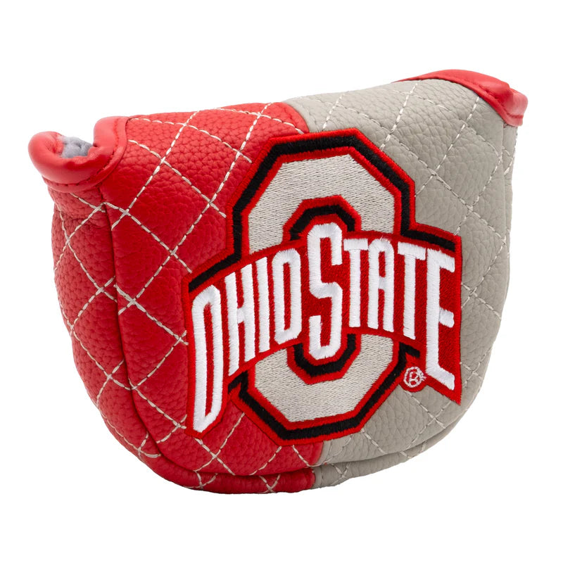 Team Golf USA (Authentic) Ohio State Buckeyes Split Color Quilted Mallet Putter Cover NCAA Licensed