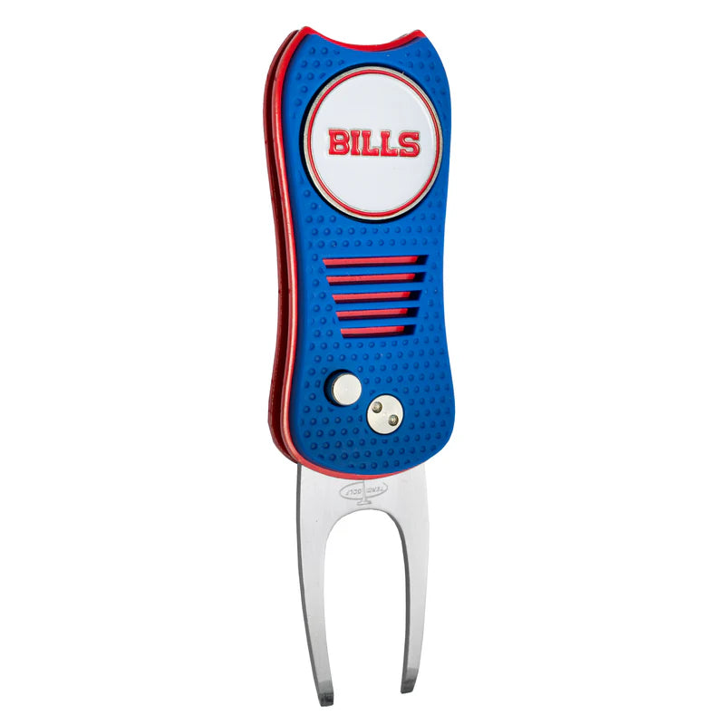 Buffalo Bills Team Golf USA Switchblade Divot Tool w/ Double Sided Magnetic Ball Marker