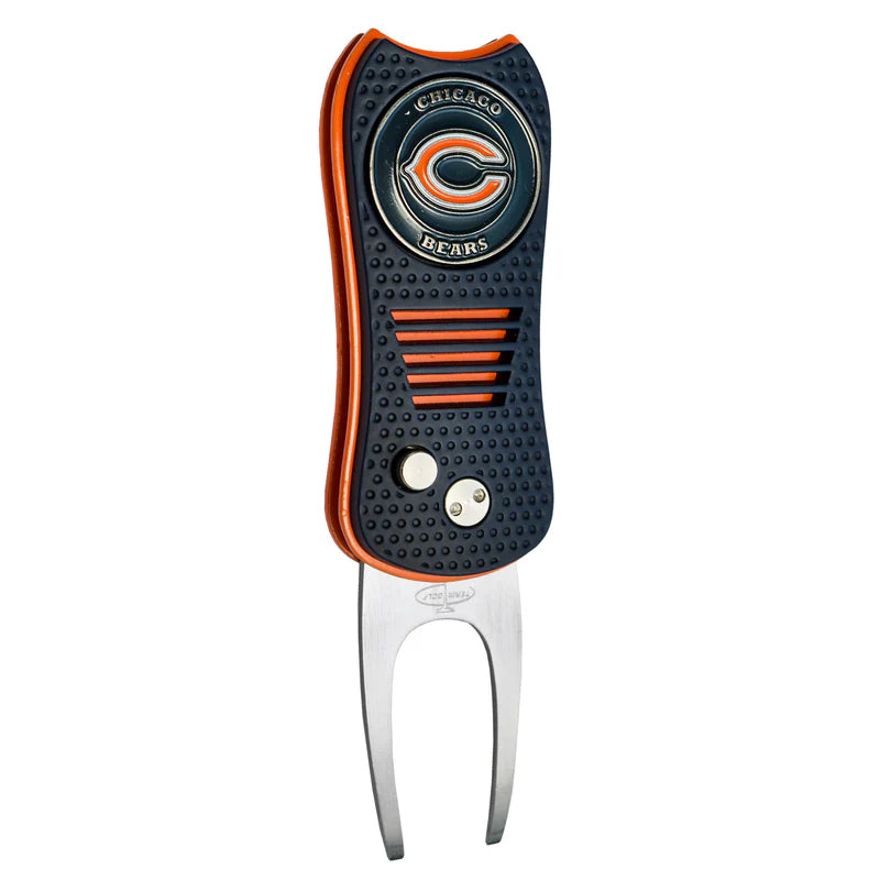 Chicago Bears Team Golf USA Switchblade Divot Tool w/ Double Sided Magnetic Ball Marker