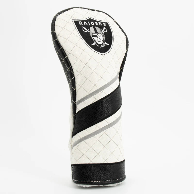 Team Golf USA (Authentic) Las Vegas Raiders Striped Quilted Driver Head Cover NFL Licensed