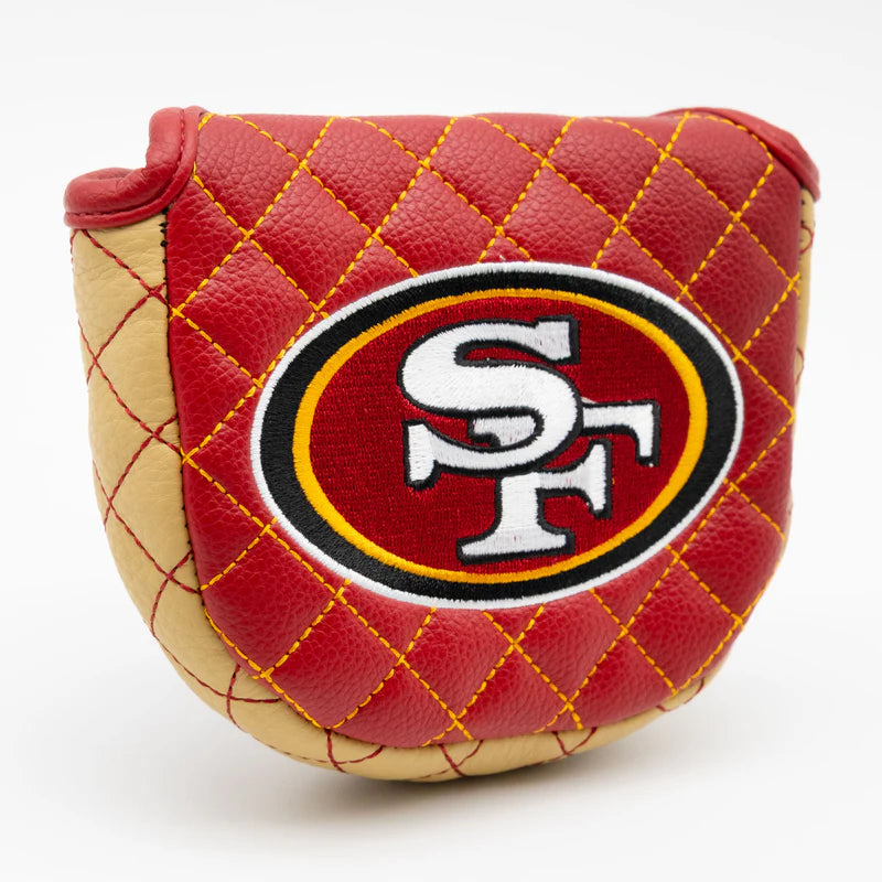 Team Golf USA (Authentic) San Francisco 49ers Solid Color Quilted Mallet Putter Cover NFL Licensed