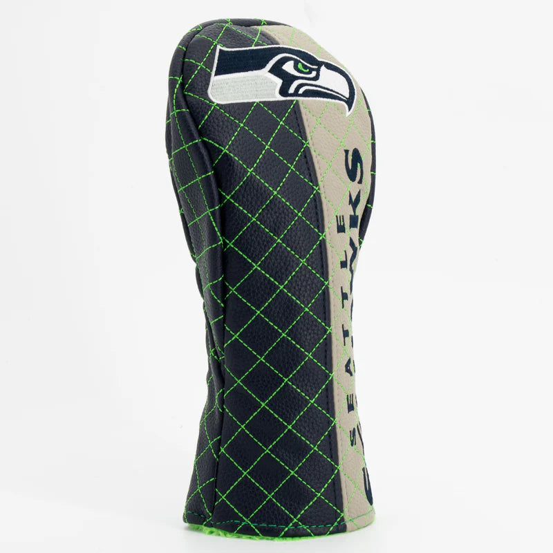 Team Golf USA (Authentic) Seattle Seahawks Split Color Quilted Driver Head Cover NFL Licensed