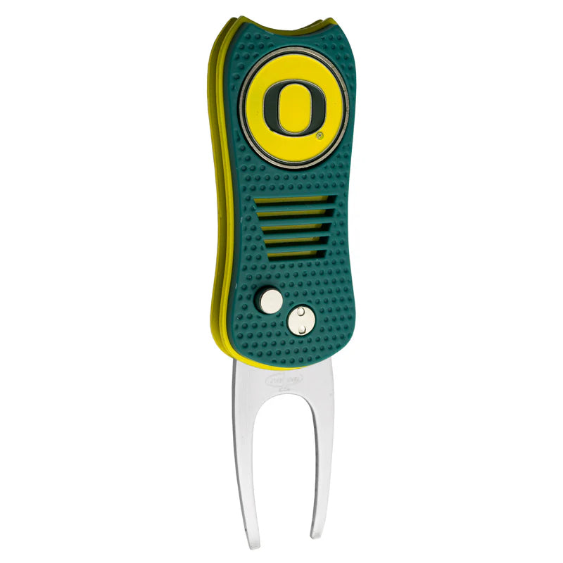 Oregon Ducks Team Golf USA Switchblade Divot Tool w/ Double Sided Magnetic Ball Marker