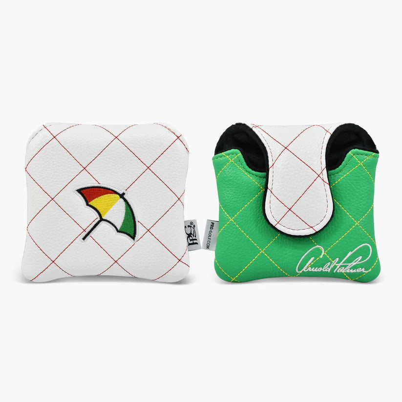 PRG Golf Arnold Palmer Enterprises Quilt Stitch White Mallet Putter Cover glcollectibles06 (15669)