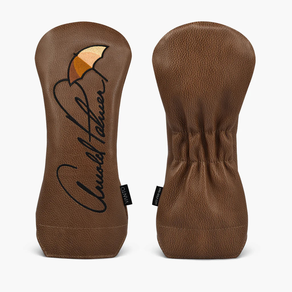 PRG Golf (Authentic) Arnold Palmer Enterprises Tuscany 100% Leather Fairway Head Cover