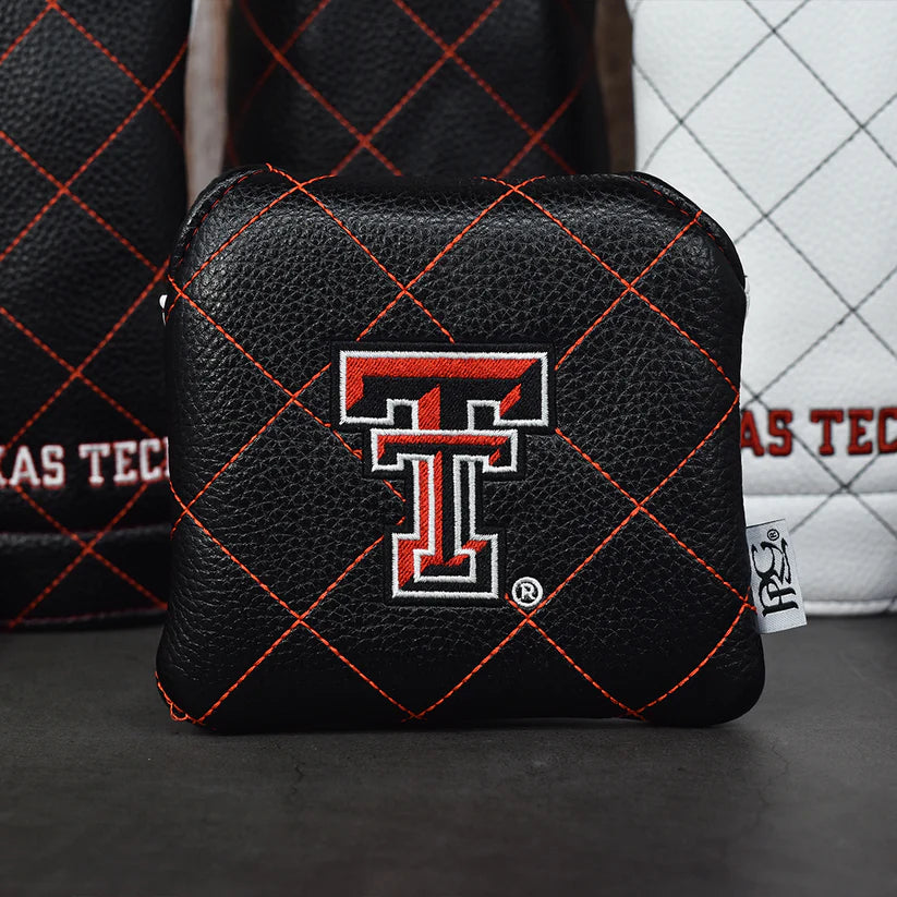 PRG Golf Authentic Texas Tech Red Raiders Stitch Pattern Mallet Putter Cover