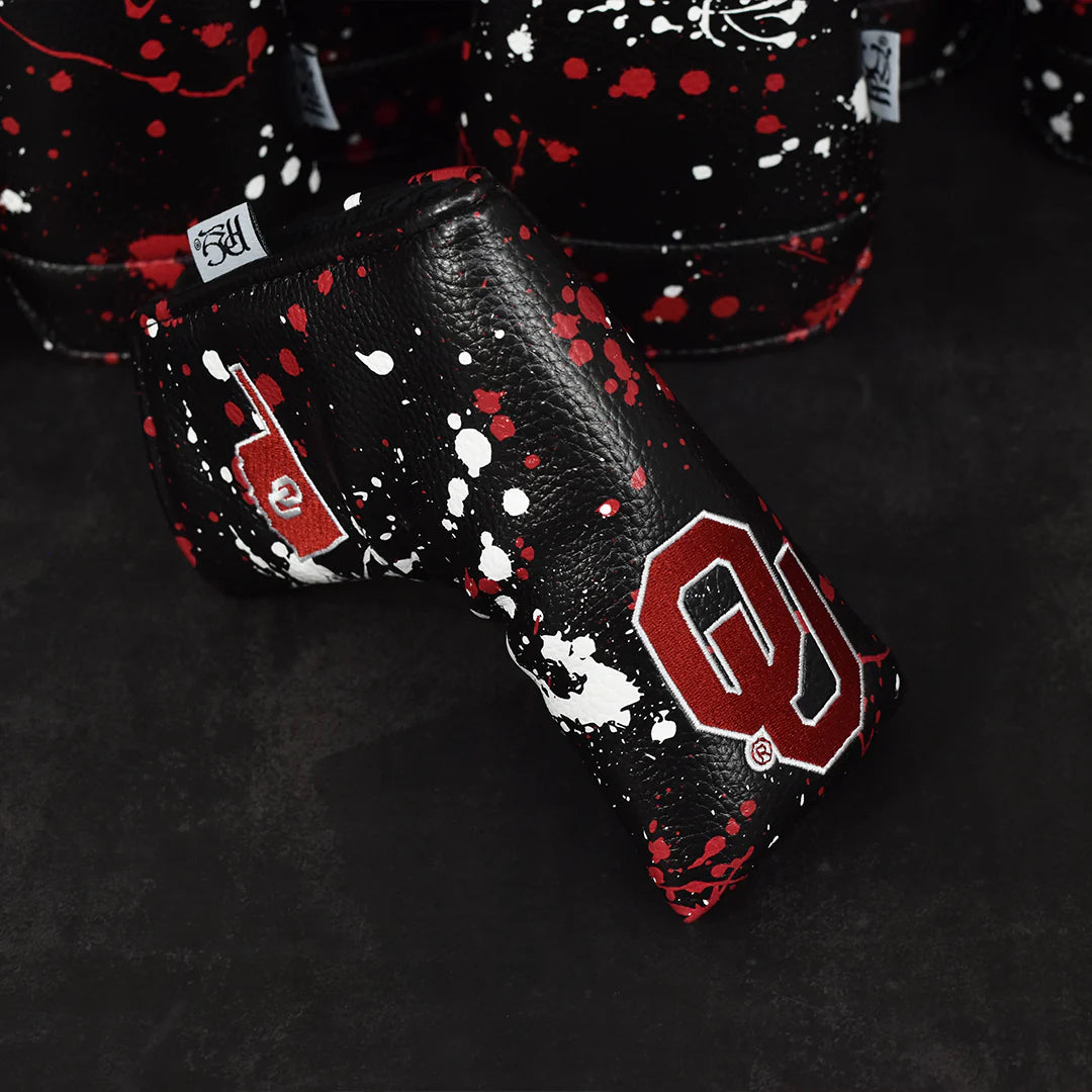 PRG Golf Authentic Oklahoma Sooners Paint Splash Blade Putter Cover NCAA Licensed