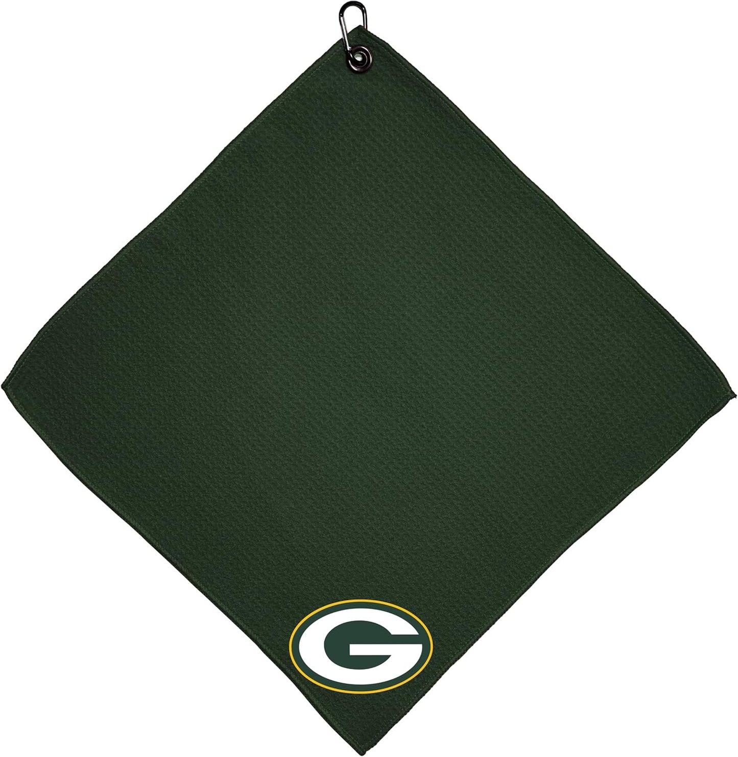 Team Golf USA Green Bay Packers Microfiber Golf Towel 15"X15" NFL Licensed