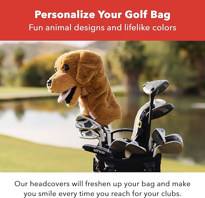 Daphne's Authentic Golden Retriever Driver Headcover