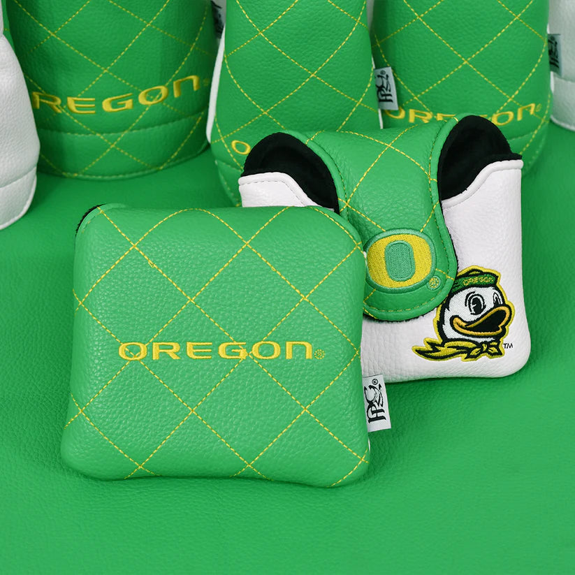 PRG Golf Authentic Oregon Ducks Stitch Pattern Mallet Putter Cover NCAA Licensed