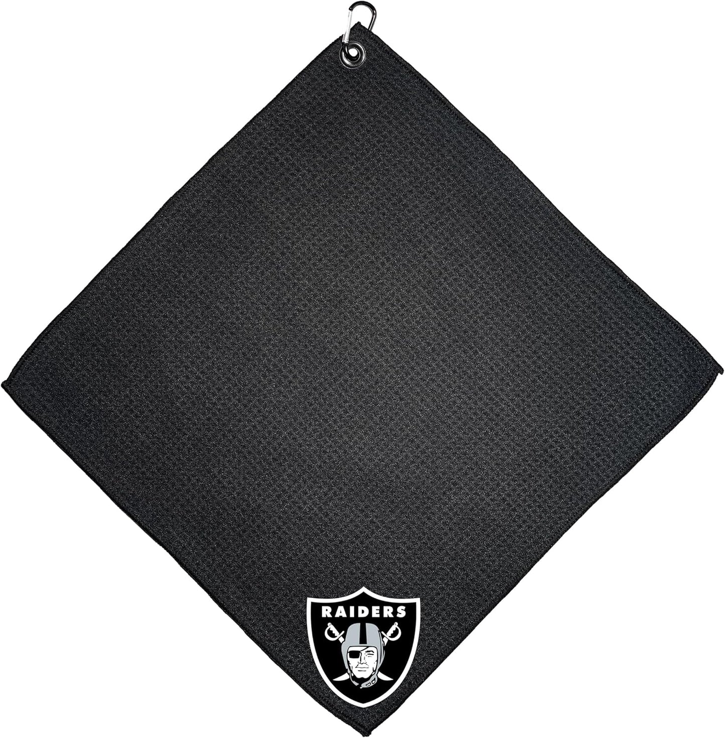 Team Golf USA Las Vegas Raiders Microfiber Golf Towel 15"X15" NFL Licensed