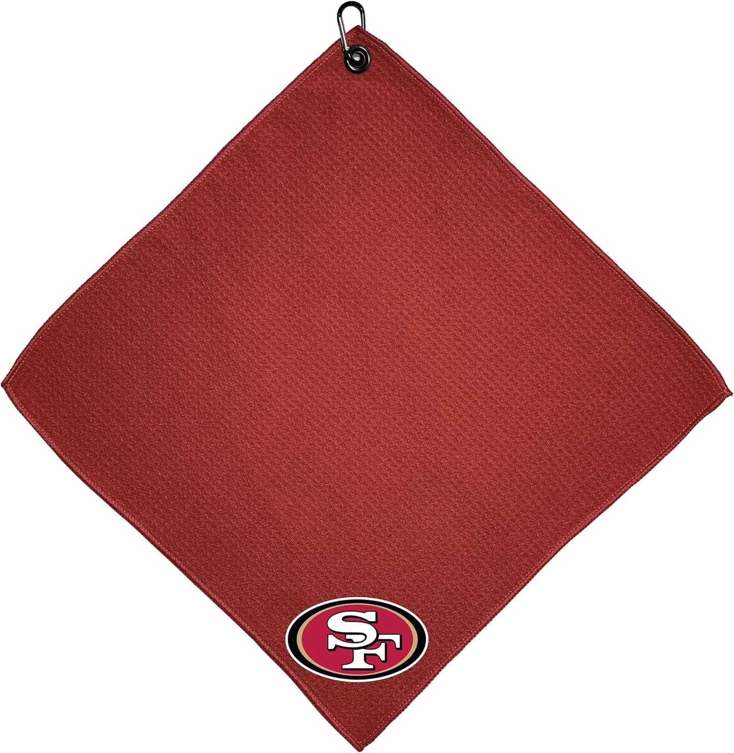Team Golf USA San Francisco 49ers Microfiber Golf Towel 15"X15" NFL Licensed
