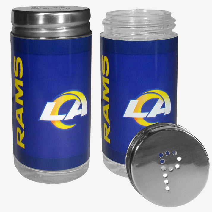 Siskiyou Gifts Los Angeles Rams Glass Salt and Pepper Shakers, NFL Licensed
