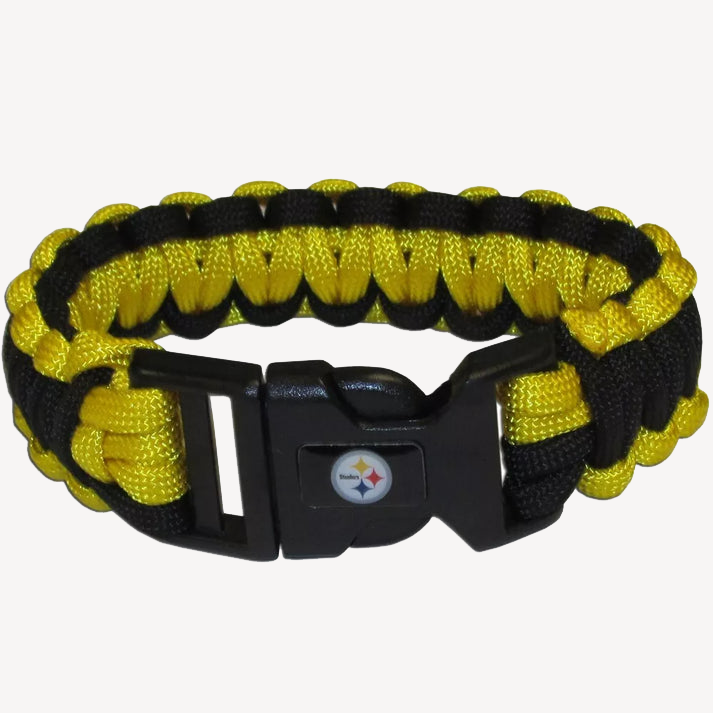 Siskiyou Gifts Pittsburgh Steelers Survivor Bracelet, NFL Licensed
