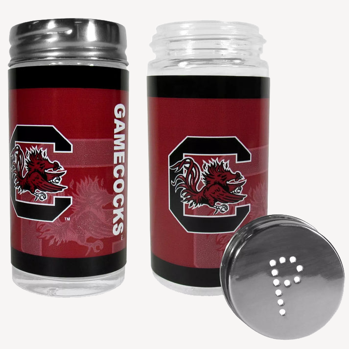 Siskiyou Gifts South Carolina Gamecocks Glass Salt and Pepper Shakers, NCAA Licensed