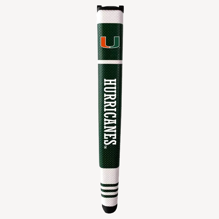 Team Golf Miami Hurricanes Oversized Pistol Putter Grip NCAA Licensed