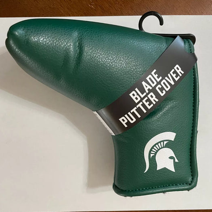 Team Golf Michigan State Spartans Tour Blade Putter Cover Stamped Logo NCAA Licensed