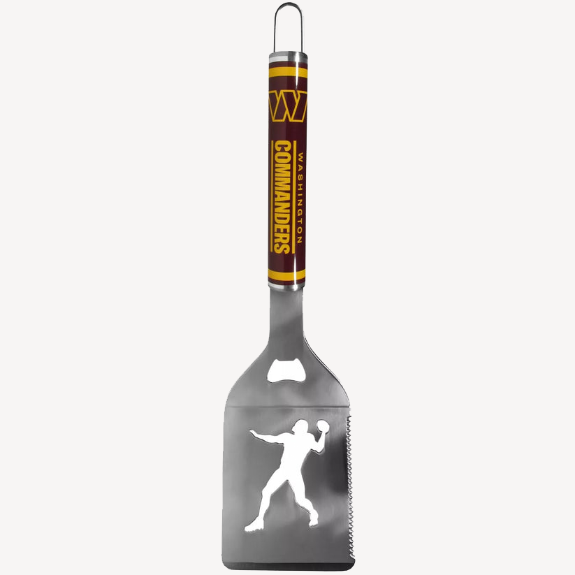 Siskiyou Gifts Washington Commanders Stainless Steel BBQ Spatula w/Bottle Opener, NFL Licensed