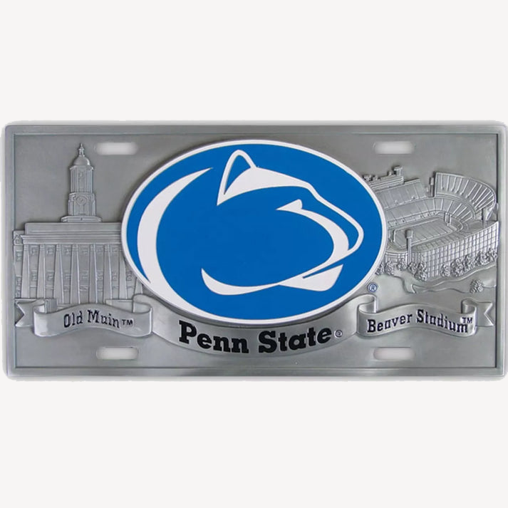 Siskiyou Gifts Penn State Nittany Lions 3D Collector's License Plate, NCAA Licensed
