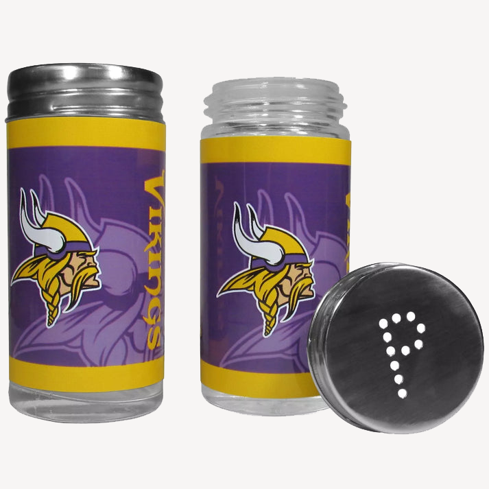 Siskiyou Gifts Minnesota Vikings Glass Salt and Pepper Shakers, NFL Licensed