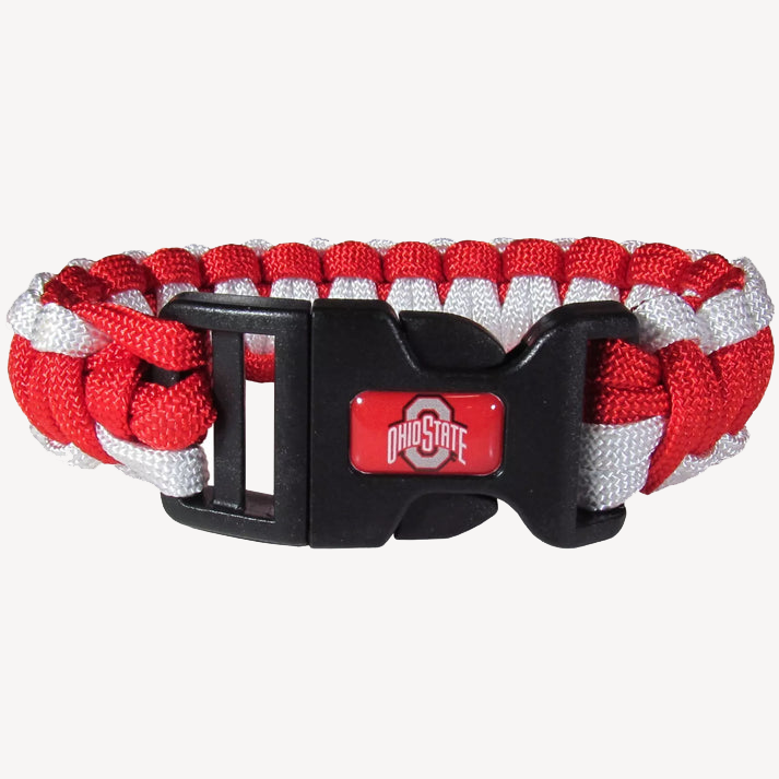 Siskiyou Gifts Ohio State Buckeyes Survivor Bracelet, NCAA Licensed