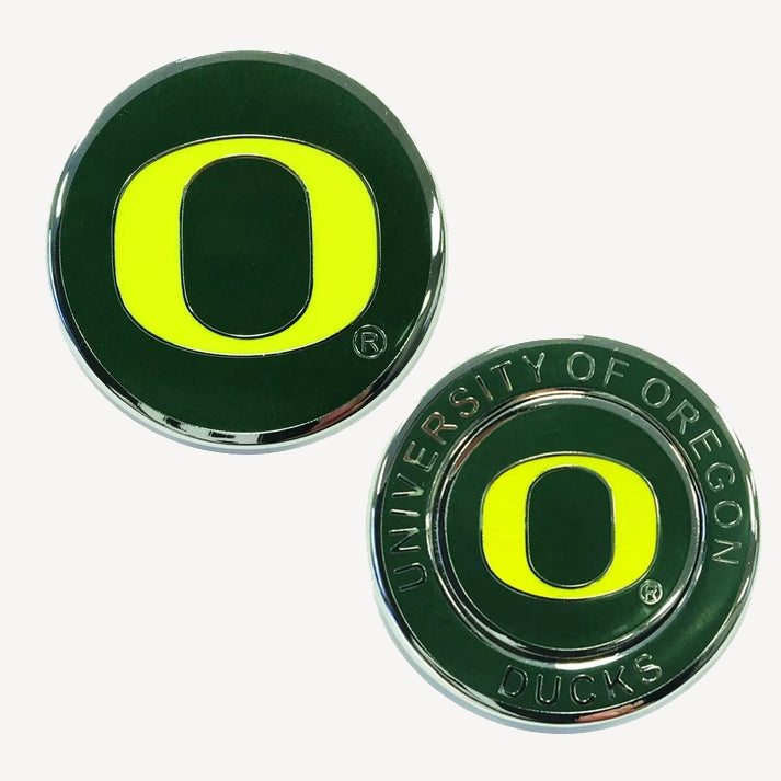 PRG Golf Oregon Ducks Duo Logo Magnetic Golf Ball Marker NCAA Licensed