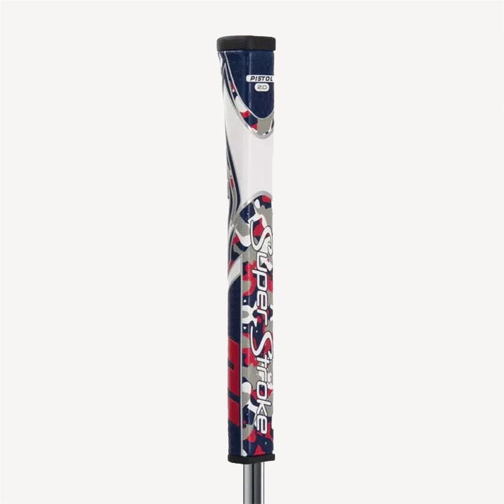 SuperStroke (Authentic) Zenergy Red White & Blue Camo Pistol 2.0 Putter Grip