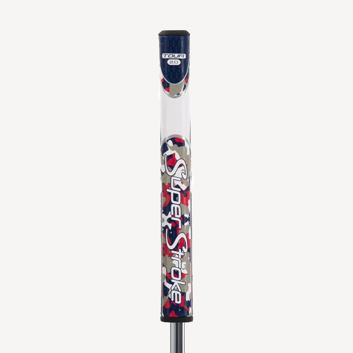 SuperStroke (Authentic) Zenergy Red White & Blue Camo Tour 2.0 Putter Grip