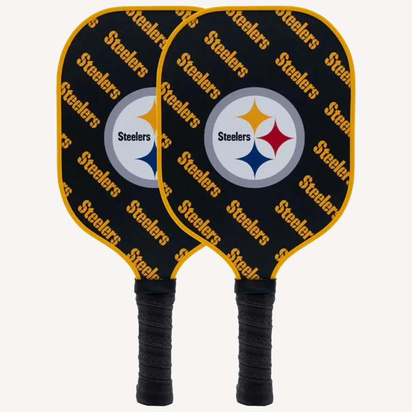Parrot Paddles Pittsburgh Steelers Pickleball Paddle Set w/Case