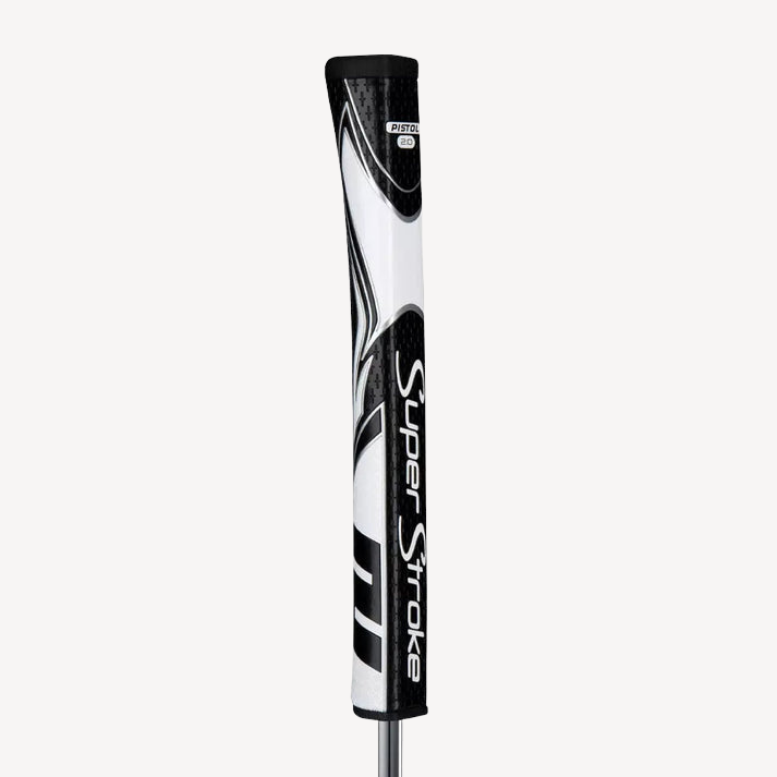 SuperStroke (Authentic) Zenergy Black & White Pistol 2.0 Putter Grip