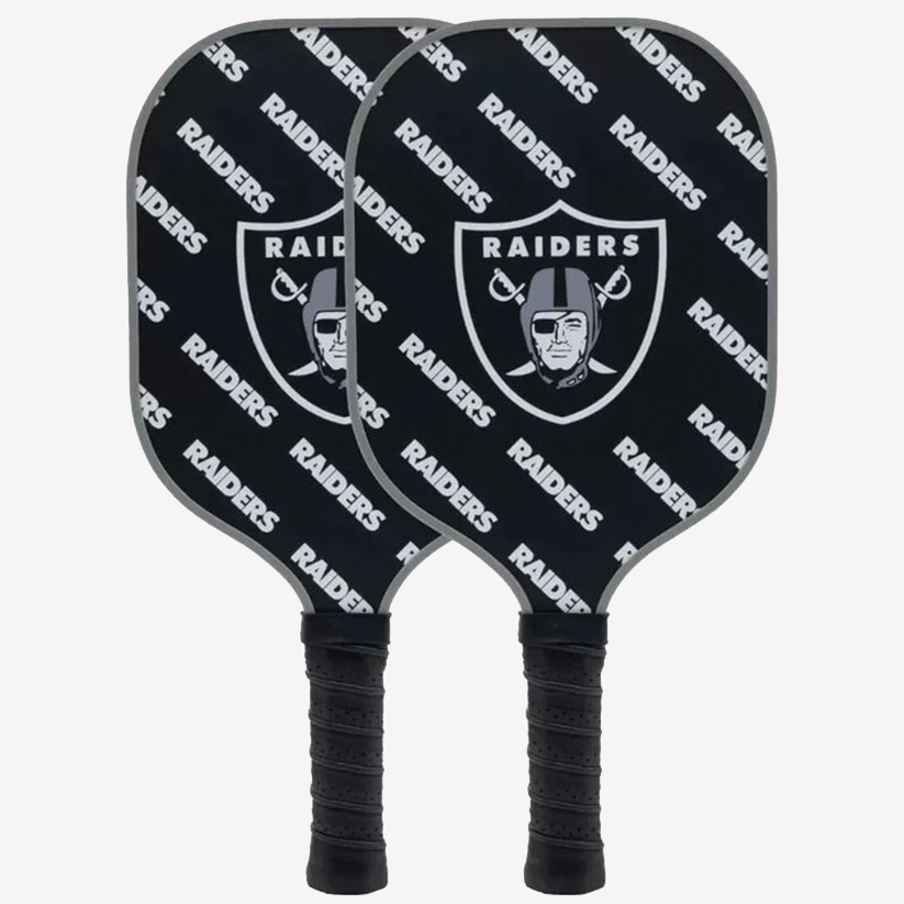 Parrot Paddles Carbon Fiber Las Vegas Raiders Pickleball Paddle Set w/Case