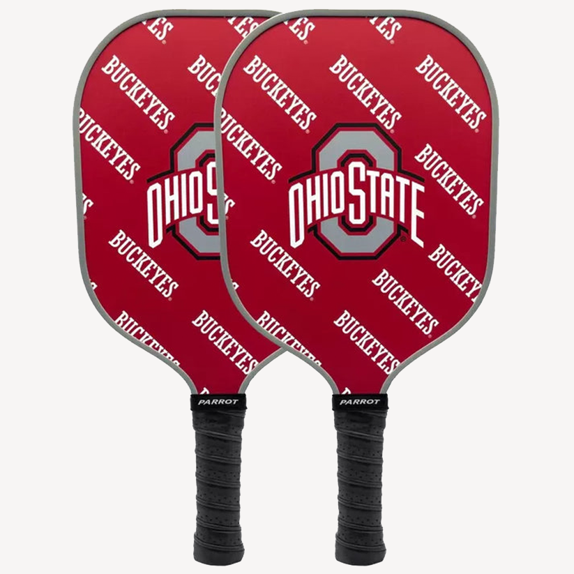 Parrot Paddles Ohio State Buckeyes Pickleball Paddle Set w/Case