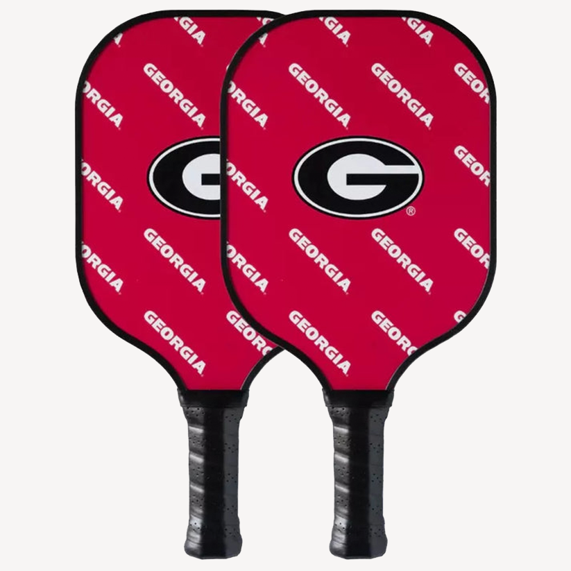 Parrot Paddles Carbon Fiber Georgia Bulldogs Pickleball Paddle Setw/Case