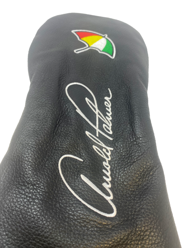 PRG Golf Arnold Palmer Vanto Vintage Signature Series 100% Genuine Black Leather Driver Head Cover
