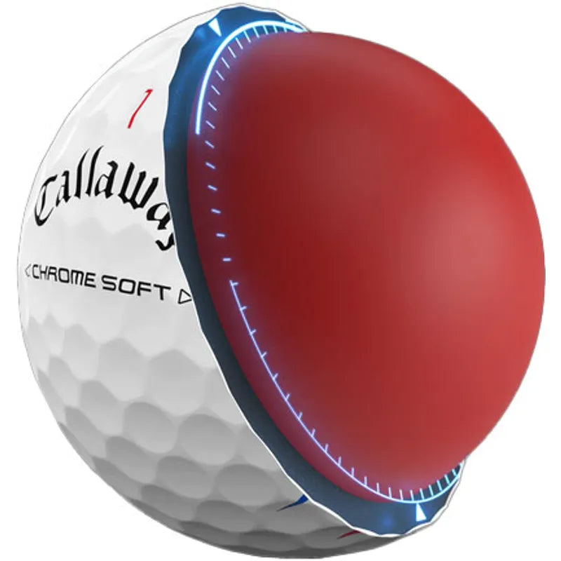 Callaway Golf Chrome Soft Triple Track 4 Dozen (48) Golf Balls