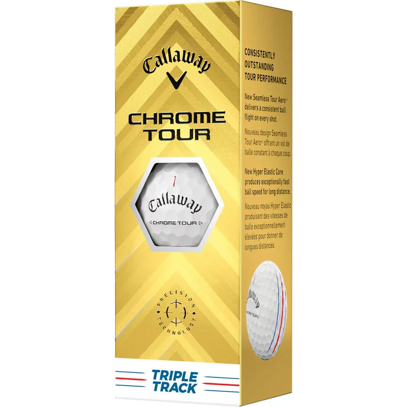 Callaway Golf Chrome Tour Triple Track 4 Dozen (48) Golf Balls