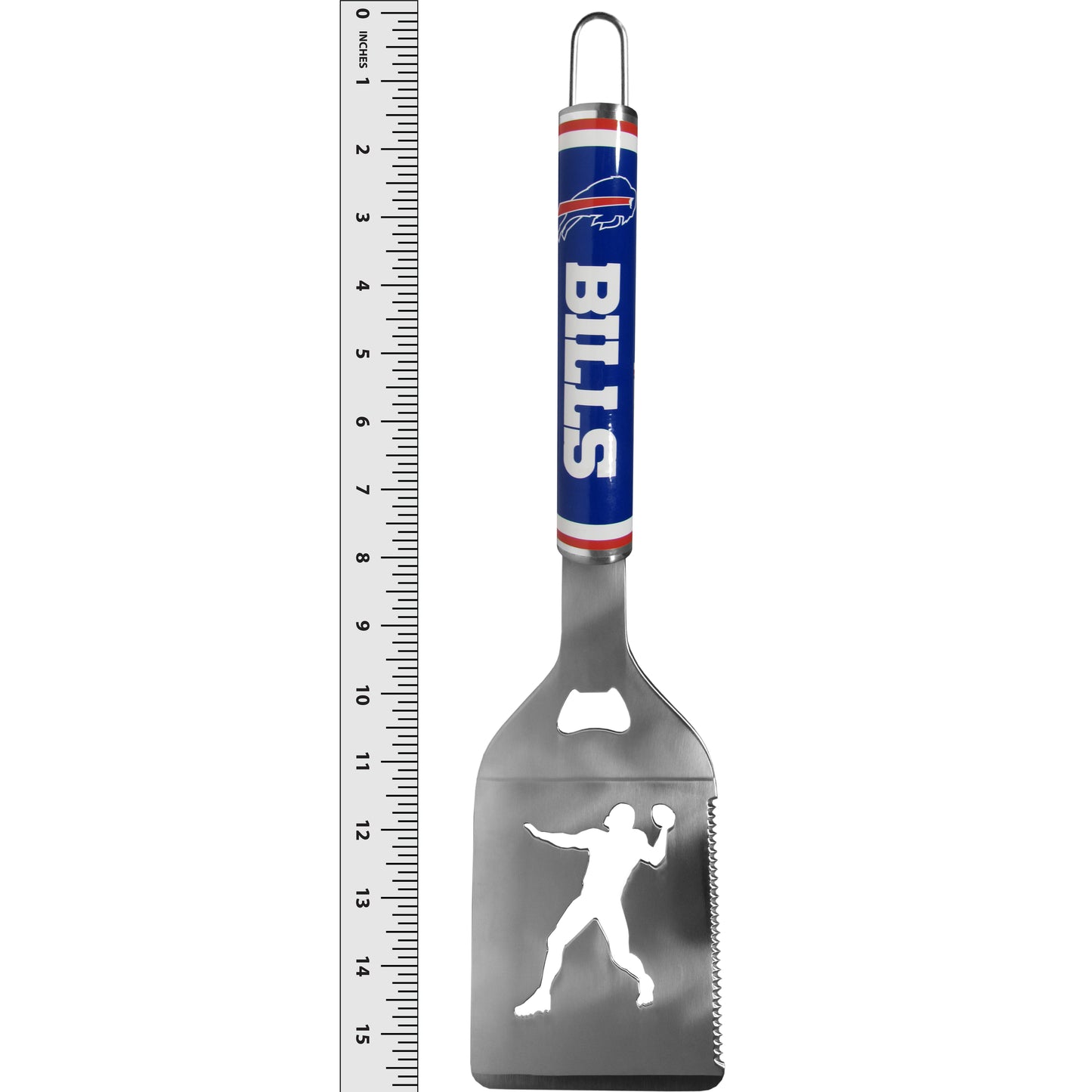 Siskiyou Gifts Buffalo Bills 3 Piece Steel Tailgater BBQ Set, NFL Licensed