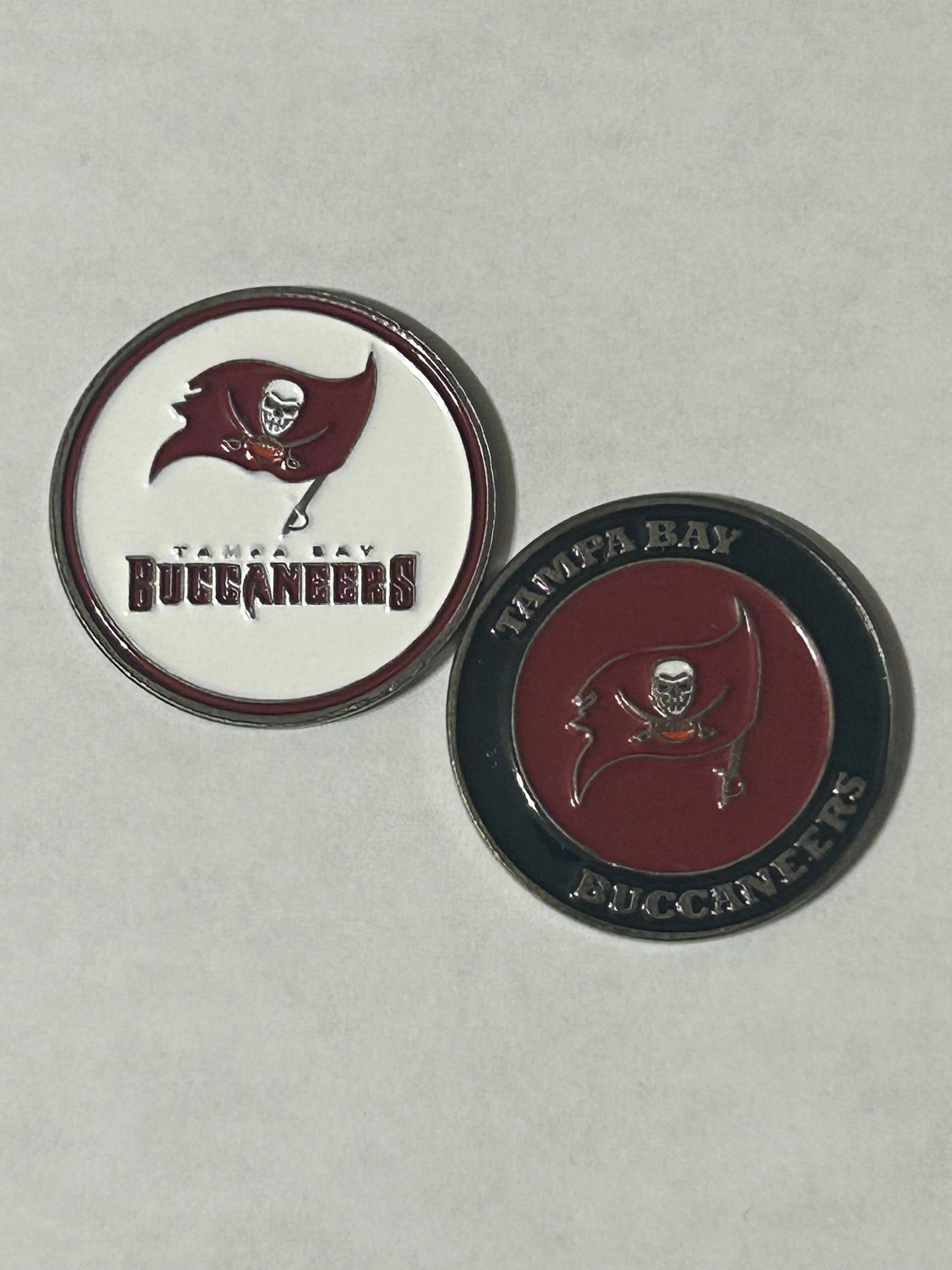 Tampa Bay Buccaneers 1" Diameter Magnetic Golf Ball Marker
