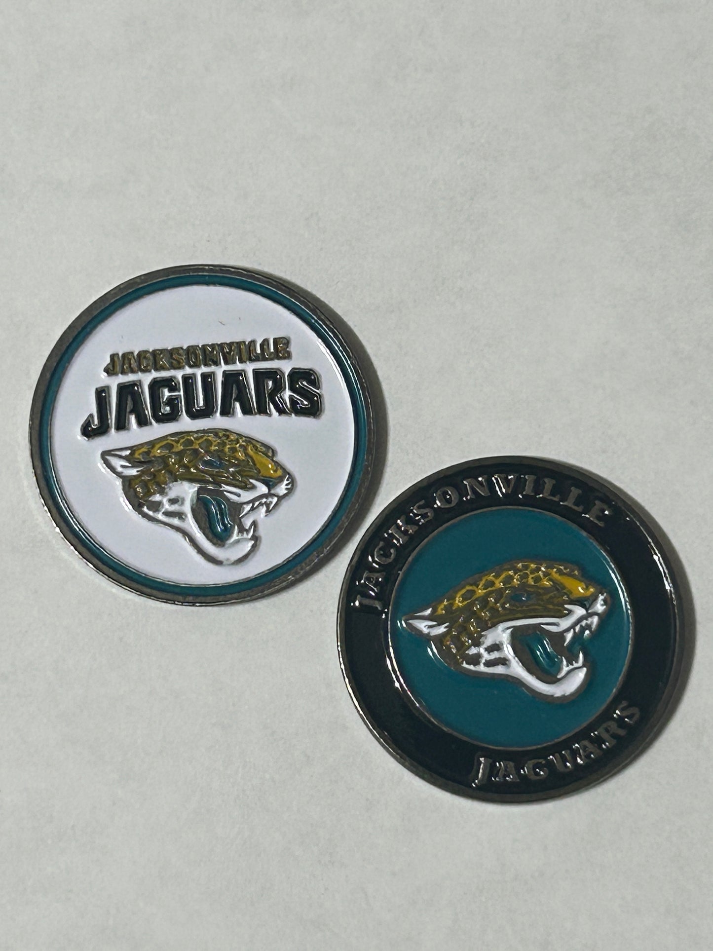 Jacksonville Jaguars 1" Diameter Magnetic Golf Ball Marker