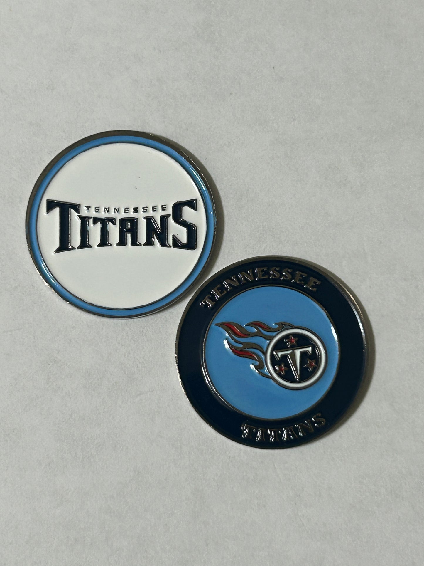 Tennessee Titans 1" Diameter Magnetic Golf Ball Marker