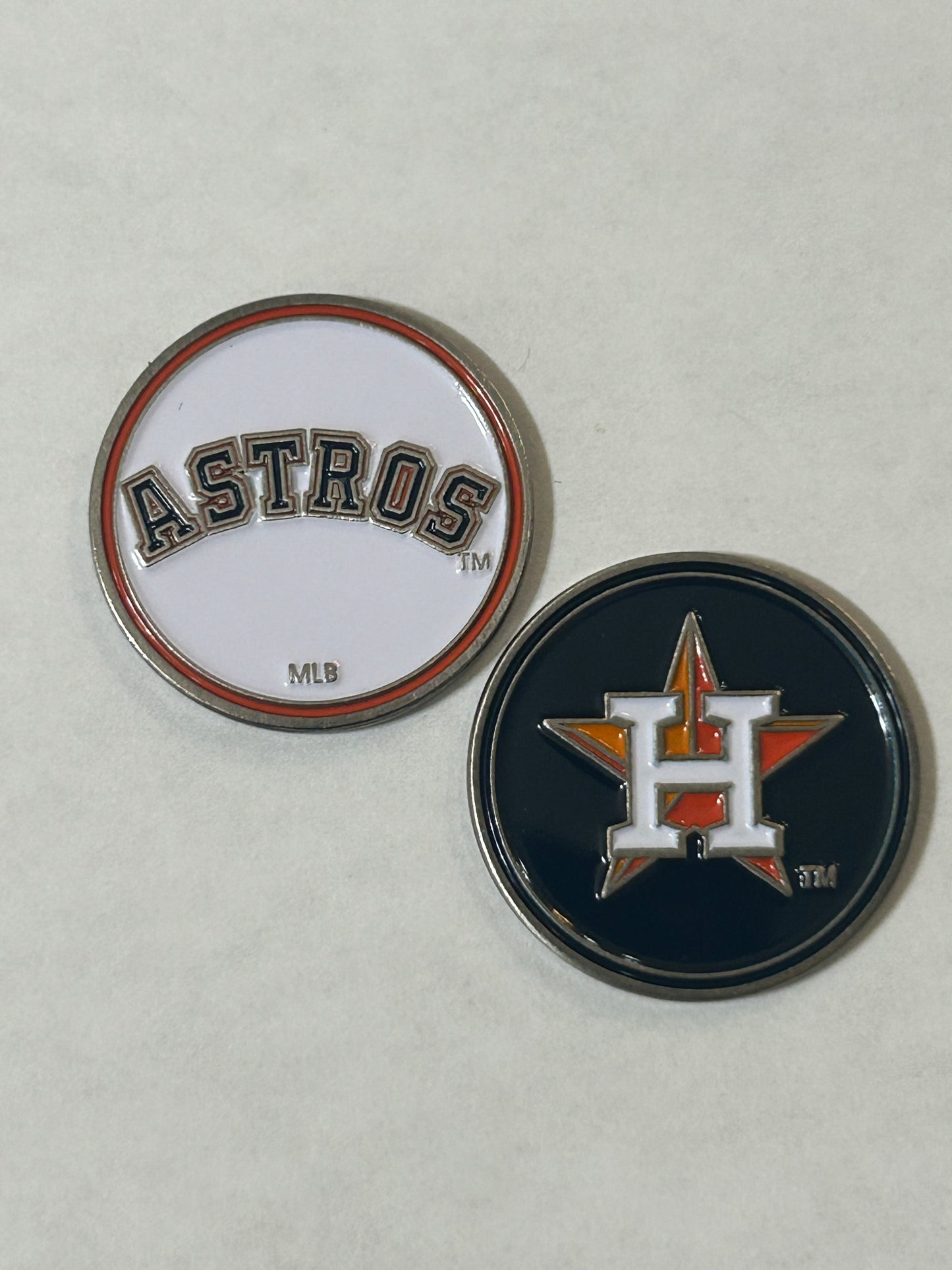 Houston Astros 1" Diameter Magnetic Golf Ball Marker