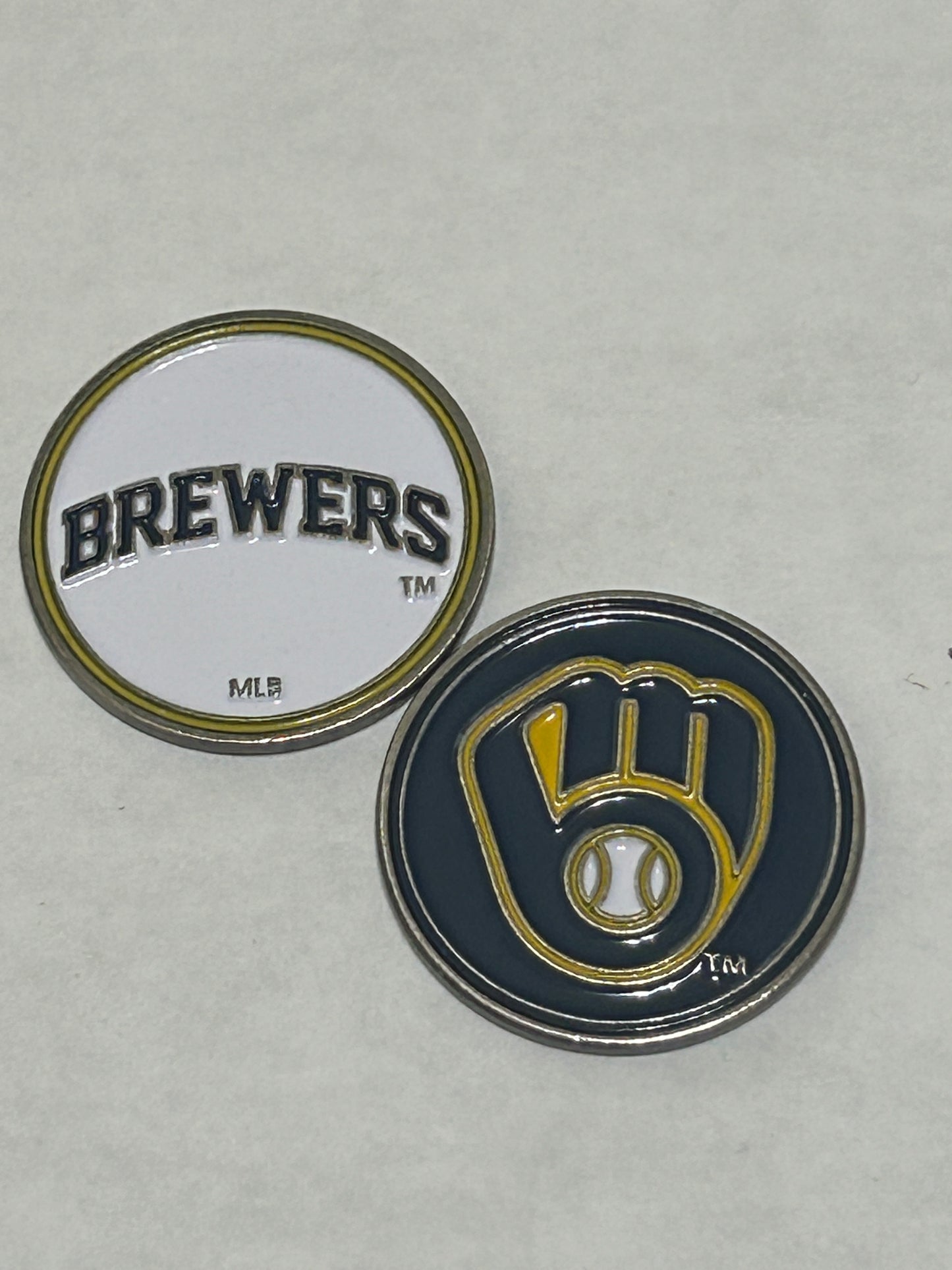 Milwaukee Brewers 1" Diameter Magnetic Golf Ball Marker