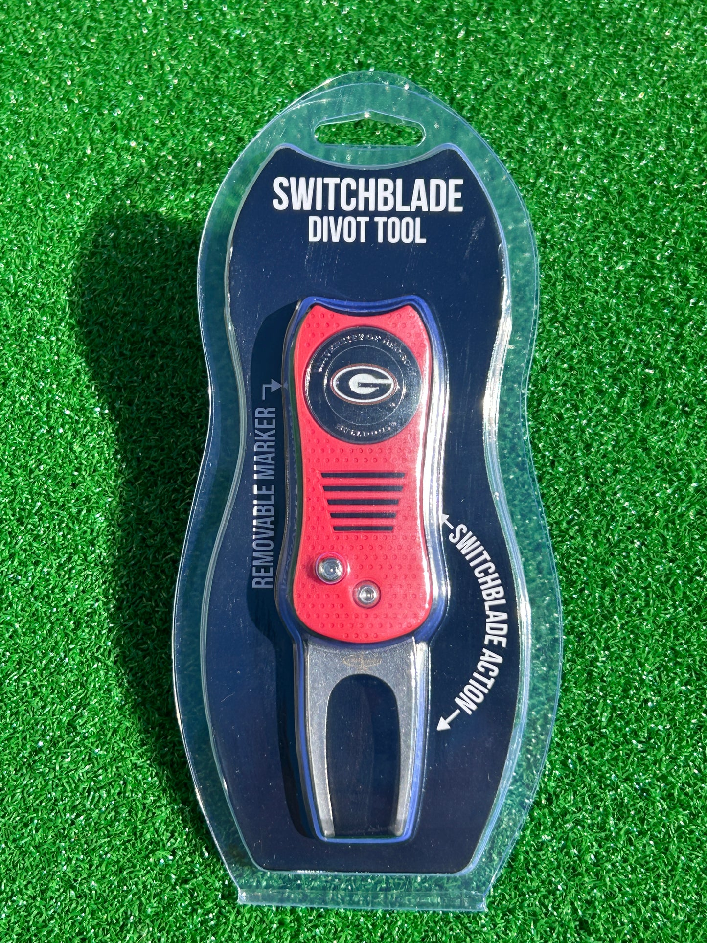 Georgia Bulldogs Team Golf USA Switchblade Divot Tool w/ Double Sided Magnetic Ball Marker