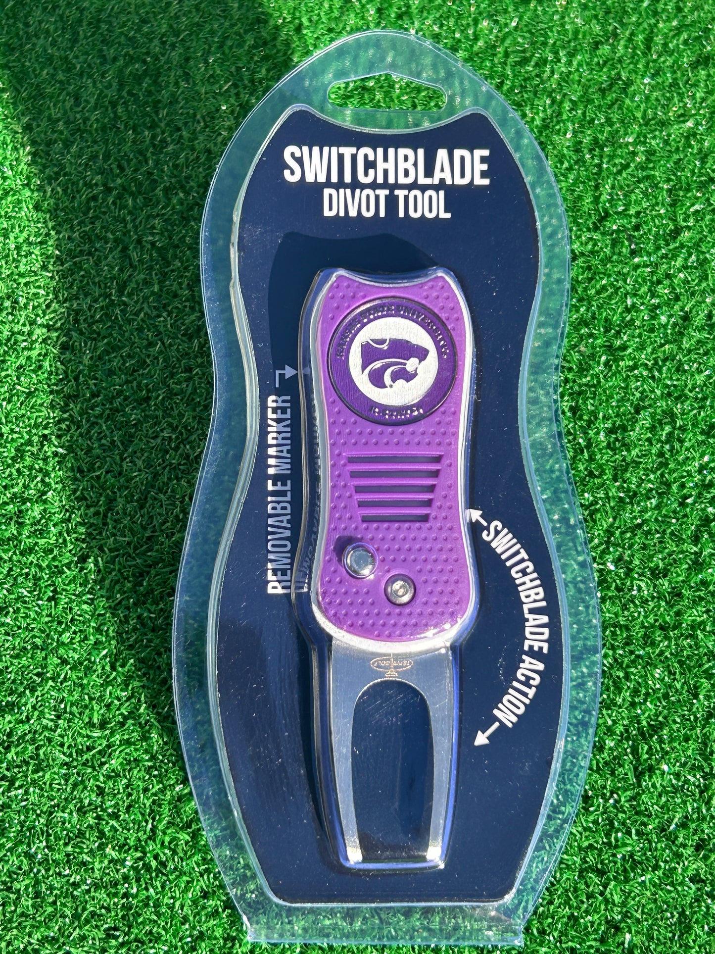 Kansas State Wildcats Team Golf USA Switchblade Divot Tool w/ Double Sided Magnetic Ball Marker