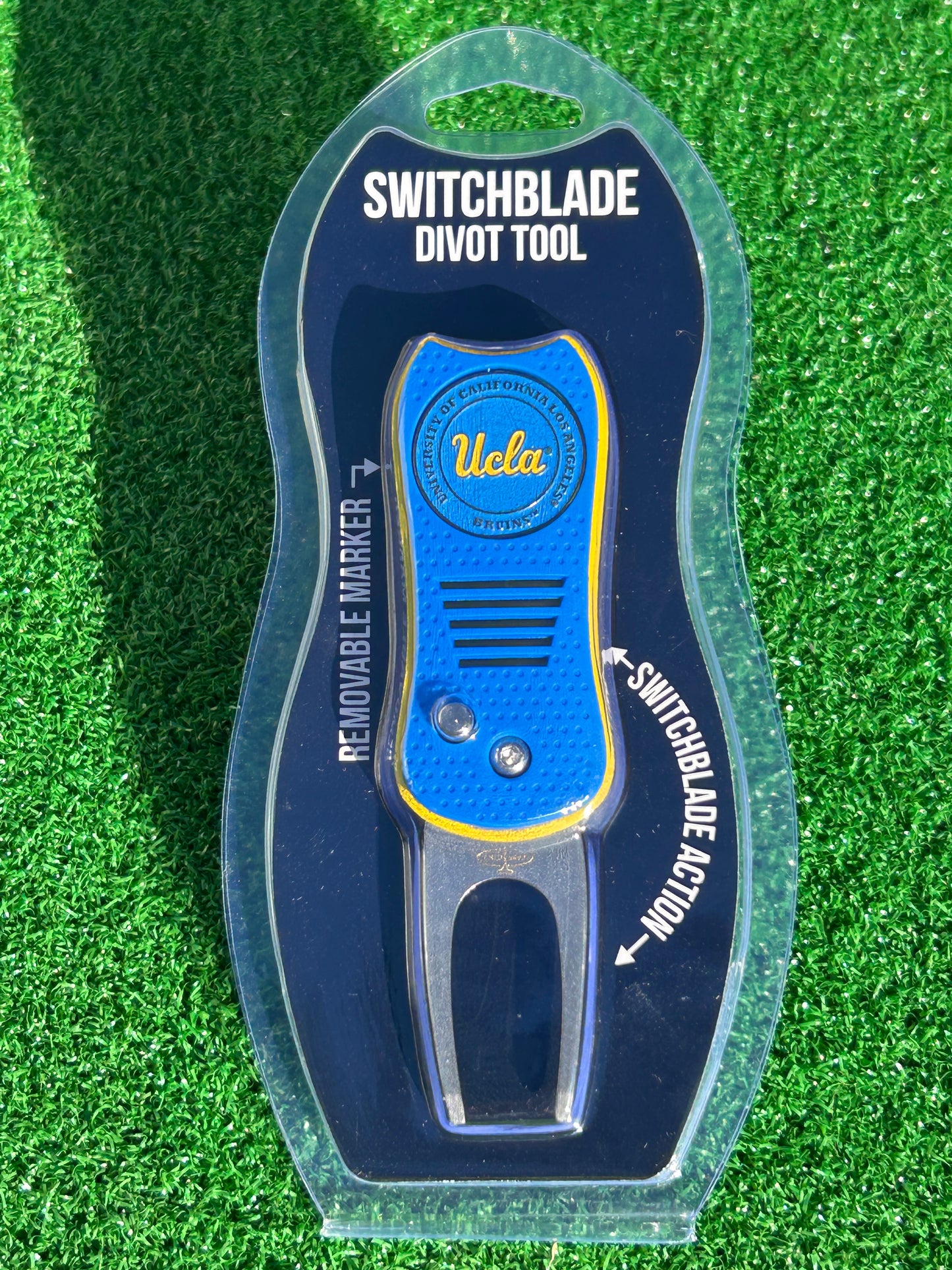UCLA Bruins Team Golf USA Switchblade Divot Tool w/ Double Sided Magnetic Ball Marker